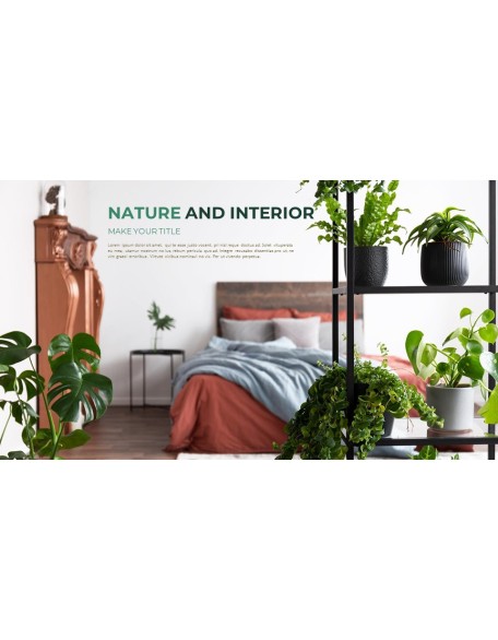 Summer Green Interior Slide PPT