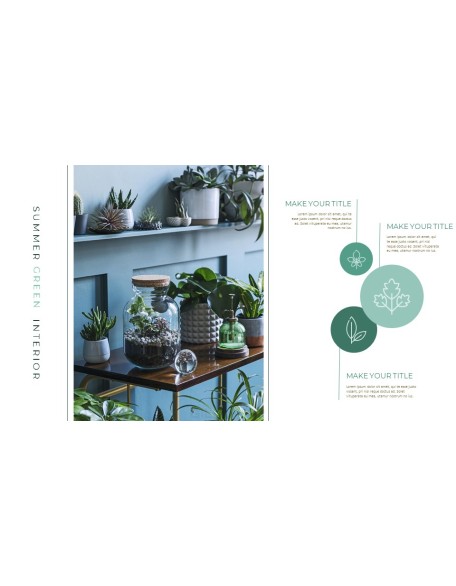 Summer Green Interior Slide PPT