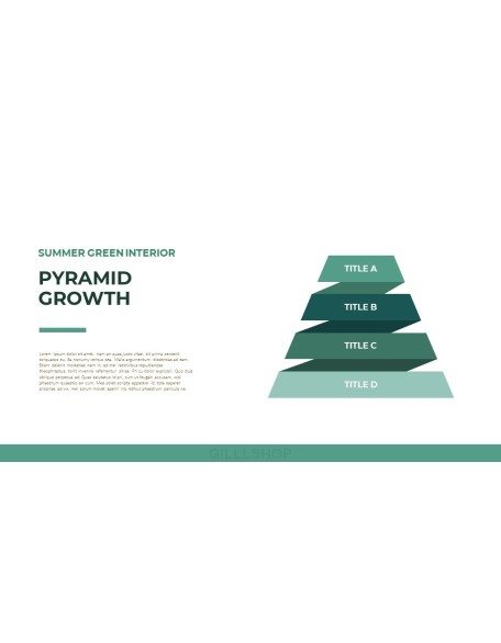 Summer Green Interior Slide PPT