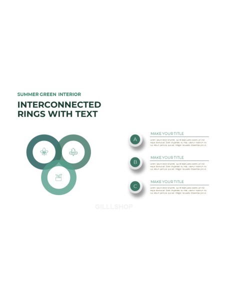 Summer Green Interior Slide PPT
