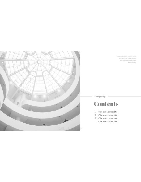 Ceiling Design Best PowerPoint Templates