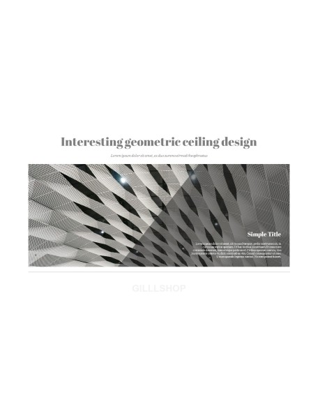 Ceiling Design Best PowerPoint Templates