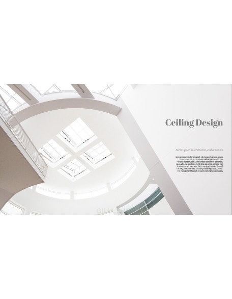 Ceiling Design Best PowerPoint Templates