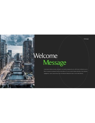 Cityscape Presentation PowerPoint Templates Design