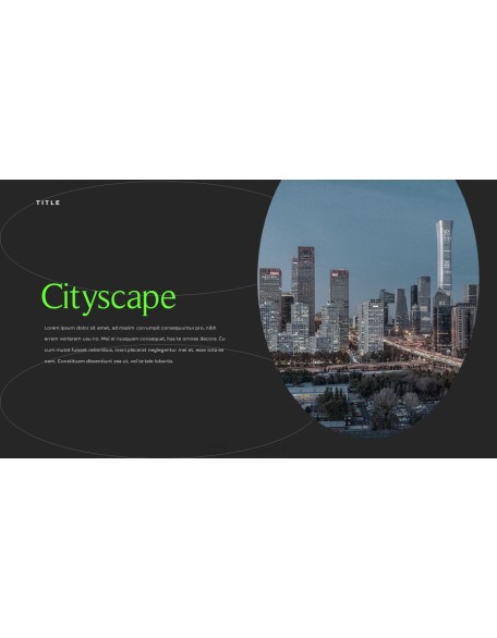 Cityscape Presentation PowerPoint Templates Design
