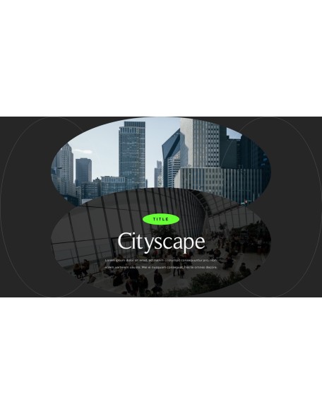 Cityscape Presentation PowerPoint Templates Design