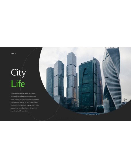 Cityscape Presentation PowerPoint Templates Design