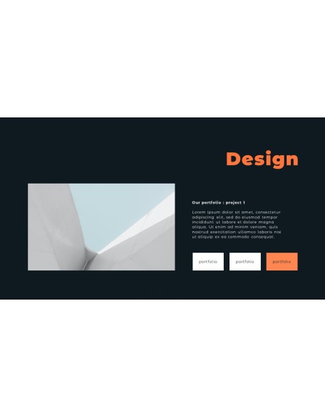 Architecture Portfolio Design idea presentation template