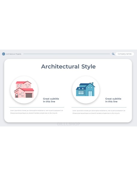 Architecture Projects Templates PPT