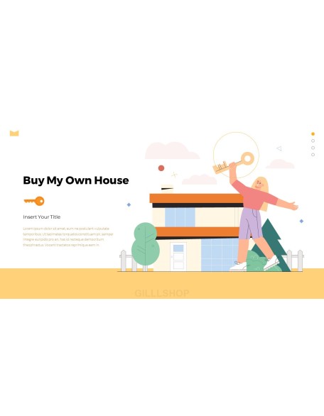 Buy My Own House PowerPoint Design ideas