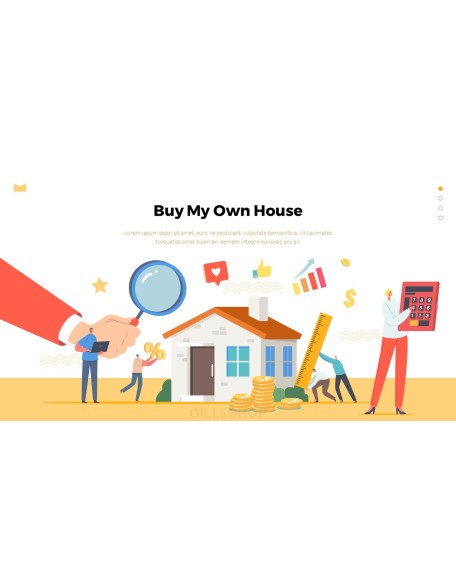 Buy My Own House PowerPoint Design ideas