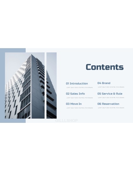 Apartment design in powerpoint