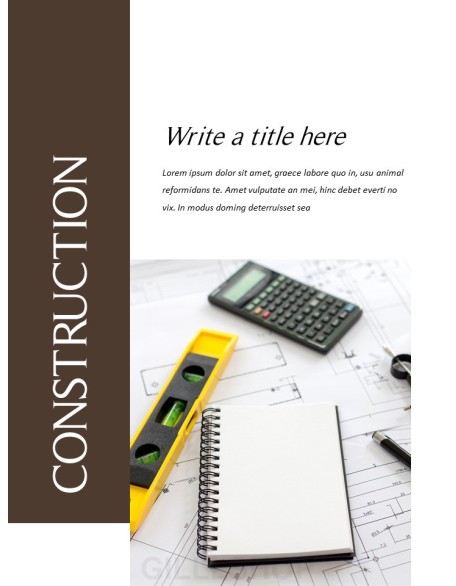 Construction Industry powerpoint presentation template