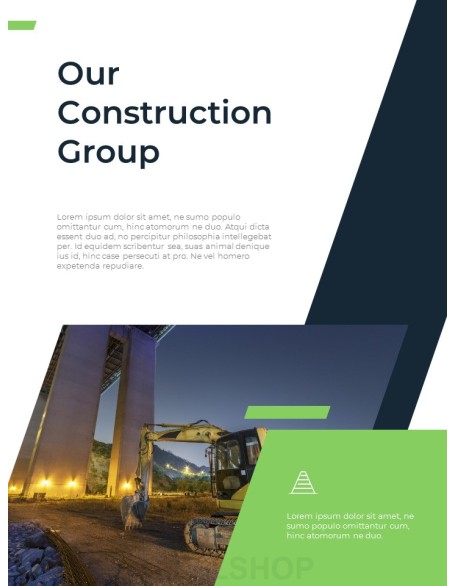 Construction Group Business Proposal Presentation PowerPoint Templates Design