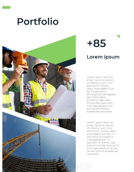 Construction Group Business Proposal Presentation PowerPoint Templates Design