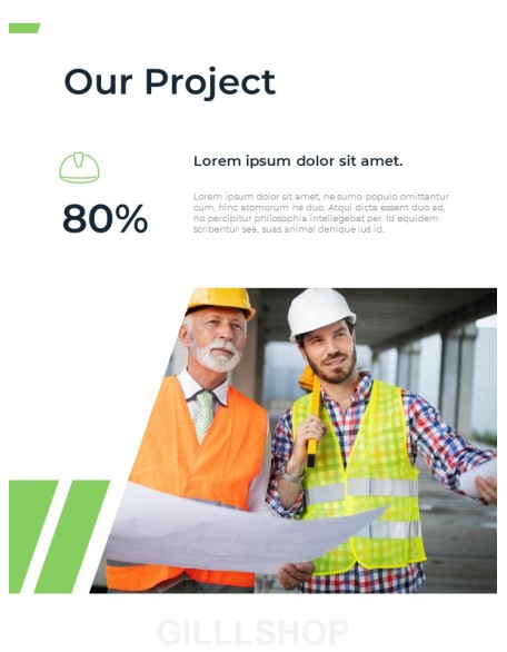 Construction Group Business Proposal Presentation PowerPoint Templates Design