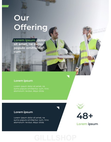 Construction Group Business Proposal Presentation PowerPoint Templates Design