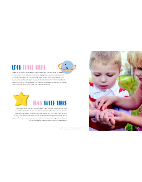 Be Happy Childrens PowerPoint Business Templates