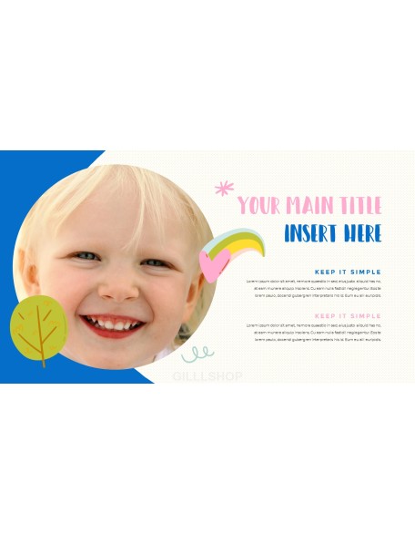 Be Happy Childrens PowerPoint Business Templates