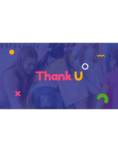 Kindergarten presentation template design