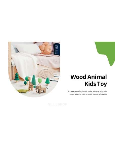 Eco-Friendly Wooden Toys elegant ppt templates