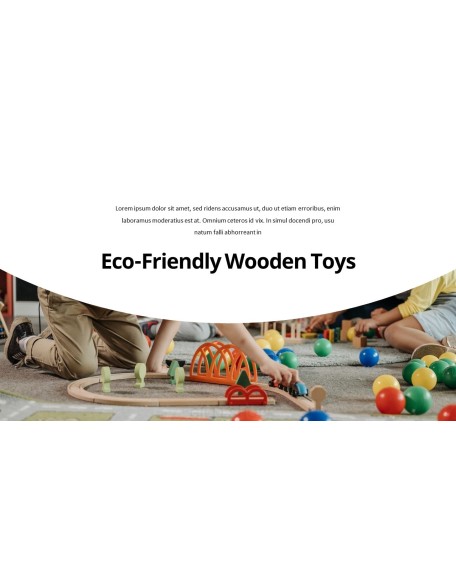 Eco-Friendly Wooden Toys elegant ppt templates