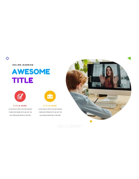 Online Learning design ppt