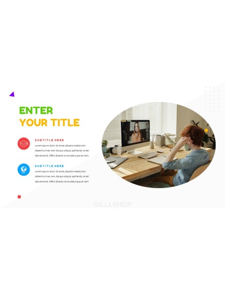 Online Learning design ppt