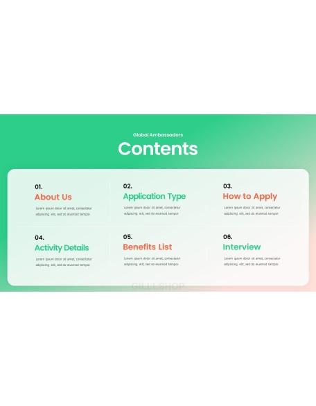 Recruitment of Global Ambassadors Theme Templates