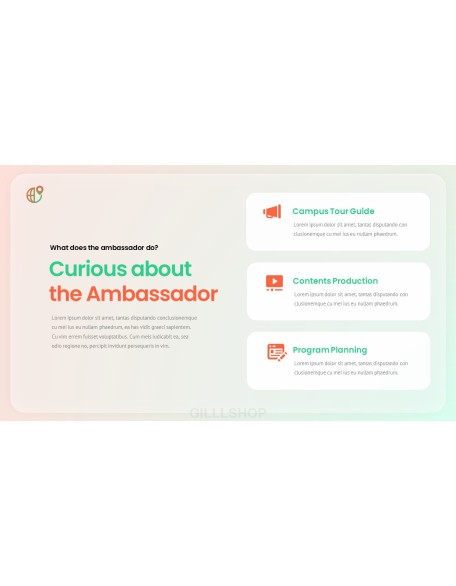 Recruitment of Global Ambassadors Theme Templates