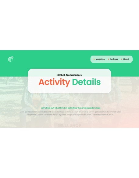 Recruitment of Global Ambassadors Theme Templates