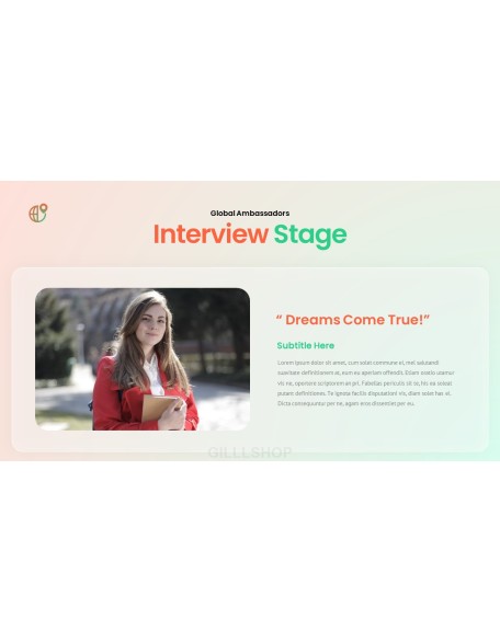 Recruitment of Global Ambassadors Theme Templates