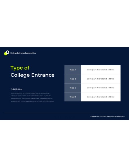 College Entrance Background PowerPoint