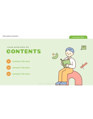 Math Academy Introduction Easy Presentation Template