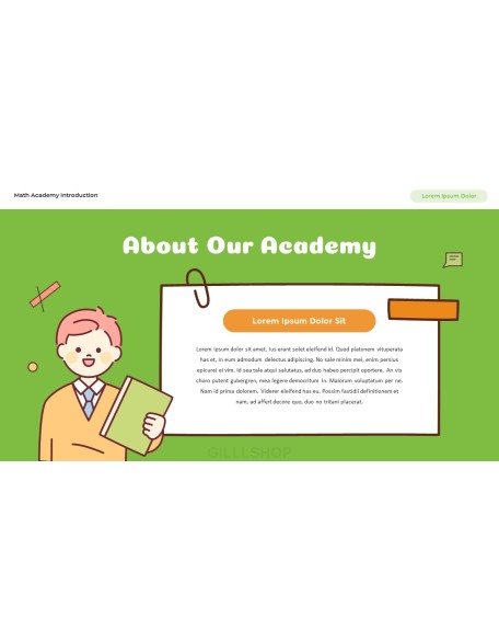Math Academy Introduction Easy Presentation Template