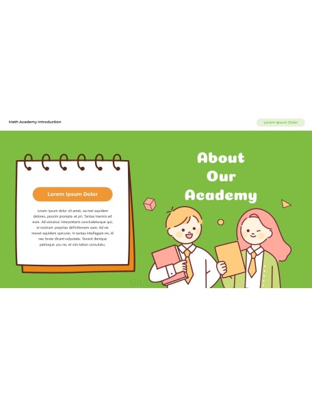 Math Academy Introduction Easy Presentation Template
