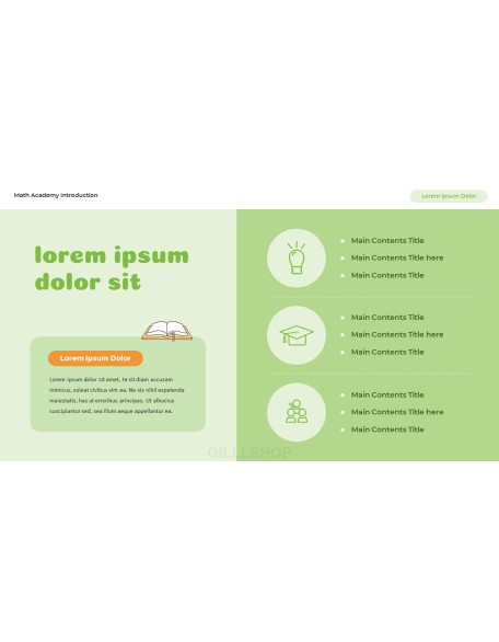 Math Academy Introduction Easy Presentation Template
