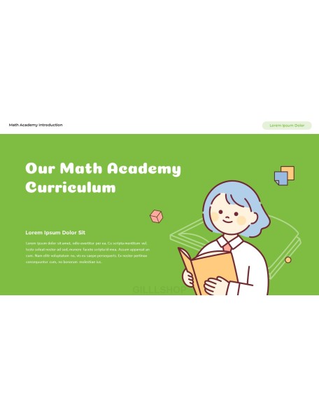 Math Academy Introduction Easy Presentation Template