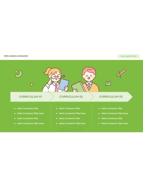 Math Academy Introduction Easy Presentation Template