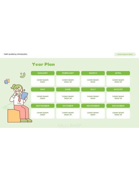 Math Academy Introduction Easy Presentation Template