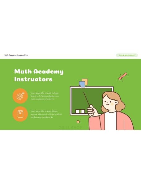Math Academy Introduction Easy Presentation Template
