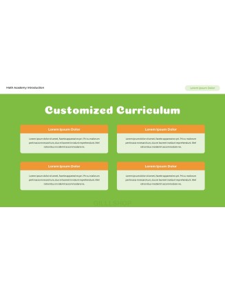 Math Academy Introduction Easy Presentation Template
