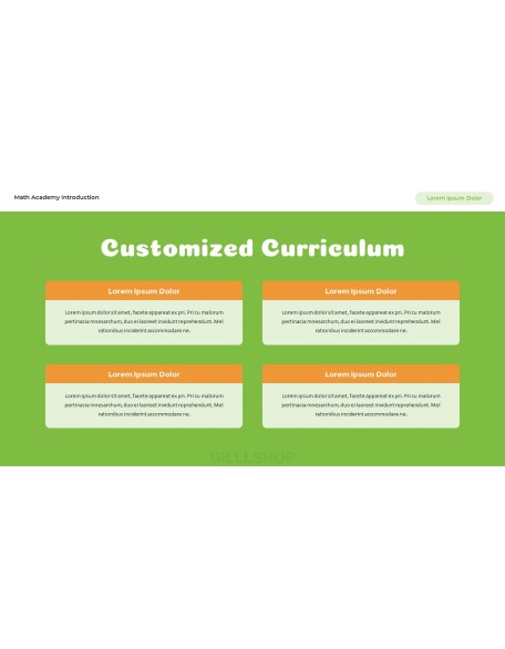 Math Academy Introduction Easy Presentation Template