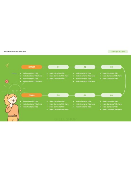 Math Academy Introduction Easy Presentation Template