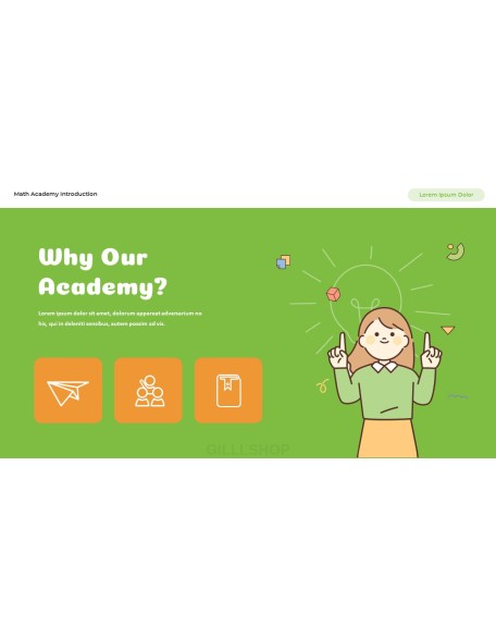 Math Academy Introduction Easy Presentation Template