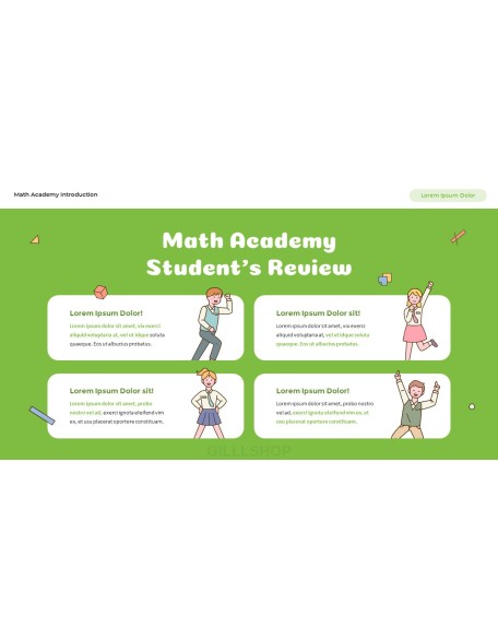 Math Academy Introduction Easy Presentation Template