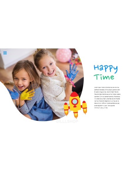 Happy Children's Day Simple PPT Templates
