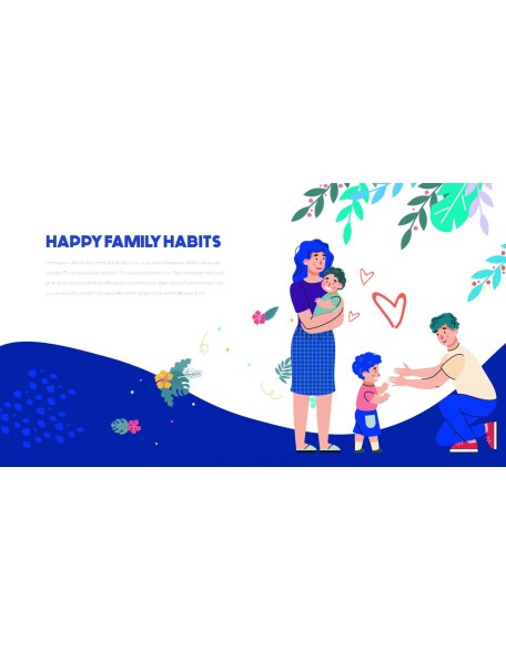 Have a Happy Family best presentation template