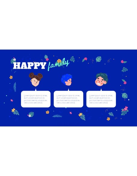 Have a Happy Family best presentation template