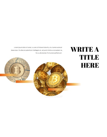 Bitcoin Simple PowerPoint Design